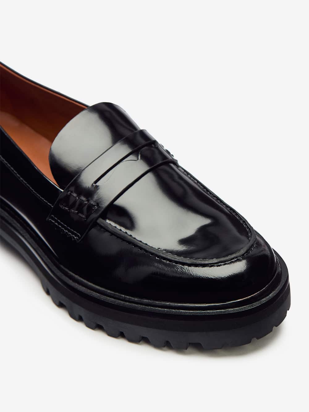 Reformation Agathea Chunky Loafer - Black