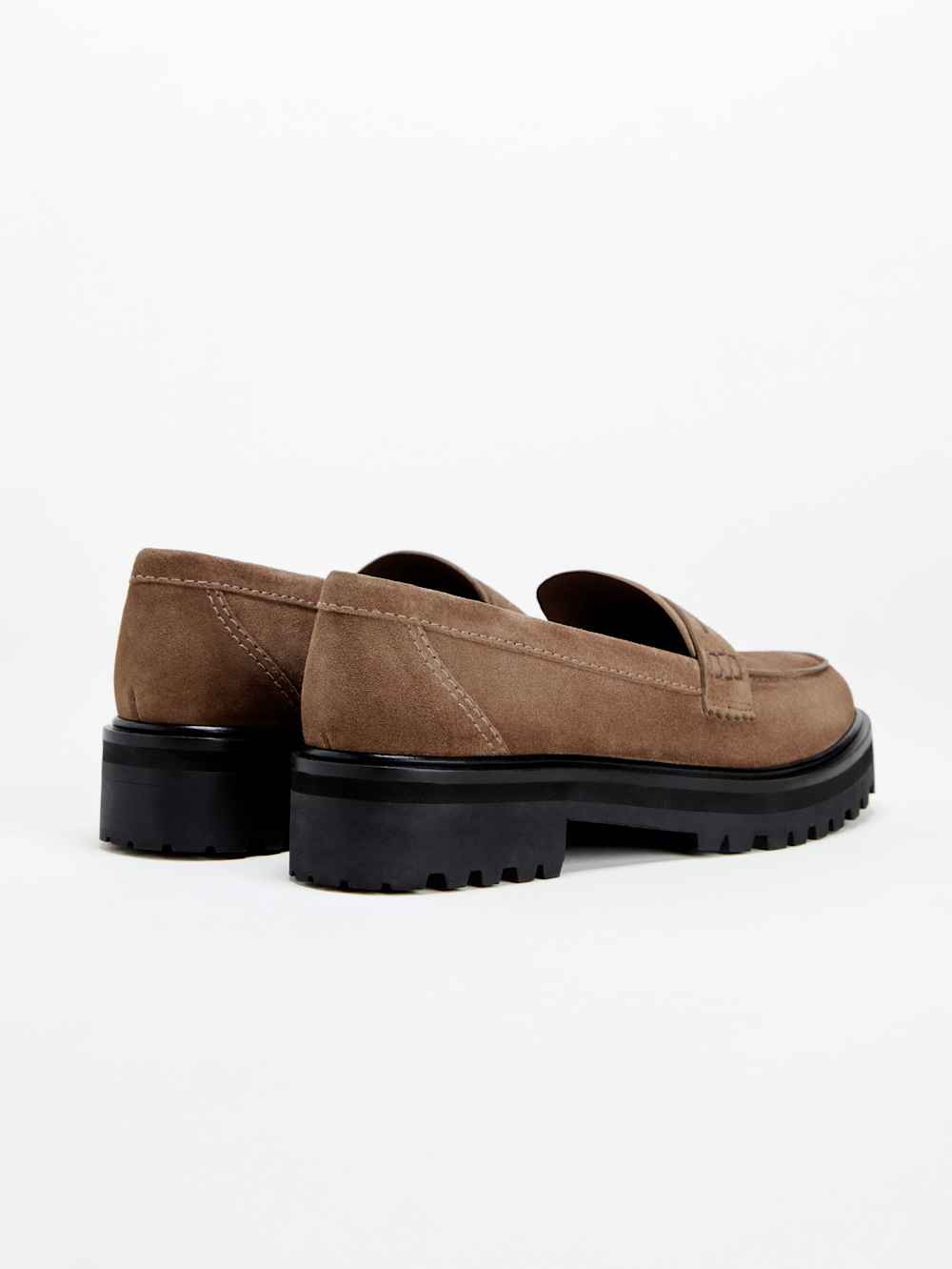 Reformation Agathea Chunky Loafer - Farro Suede