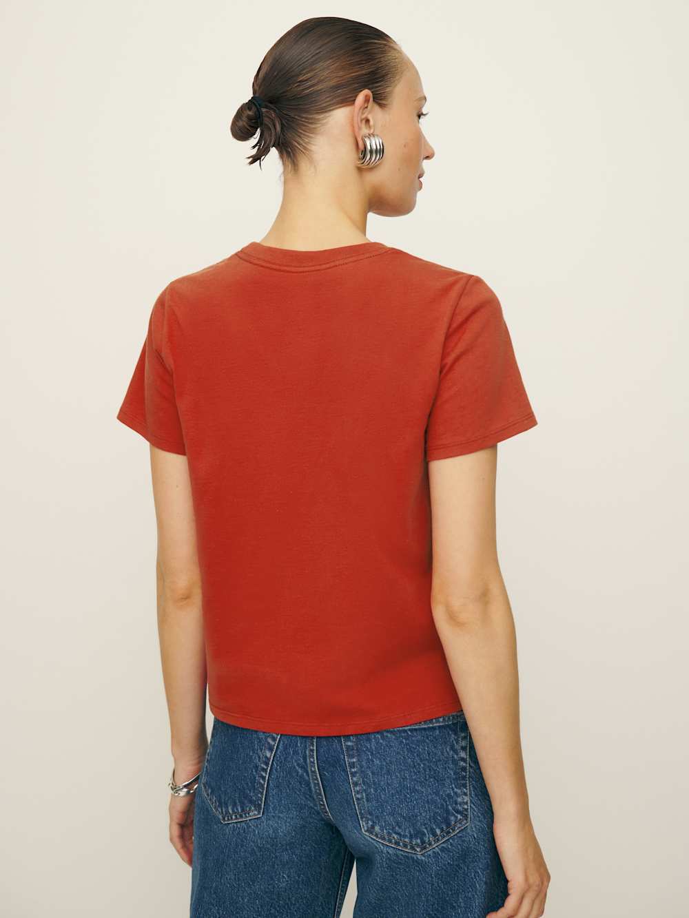 Reformation Classic Crew Tee - Sundried Tomato