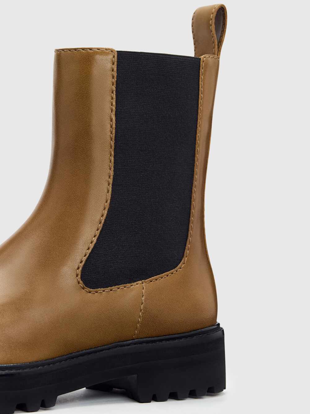 Reformation Katerina Lug Sole Chelsea Boot - Scotch Leather