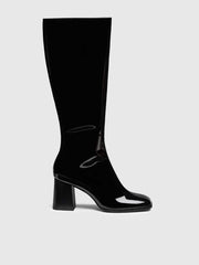 Reformation Nylah Knee Boot - Black Patent