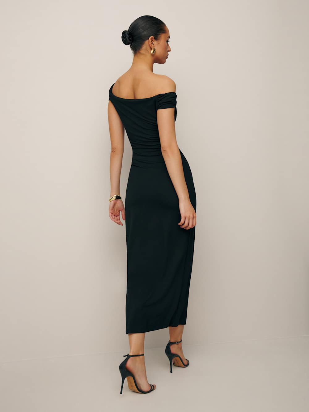 Reformation Jamen Knit Dress - Black