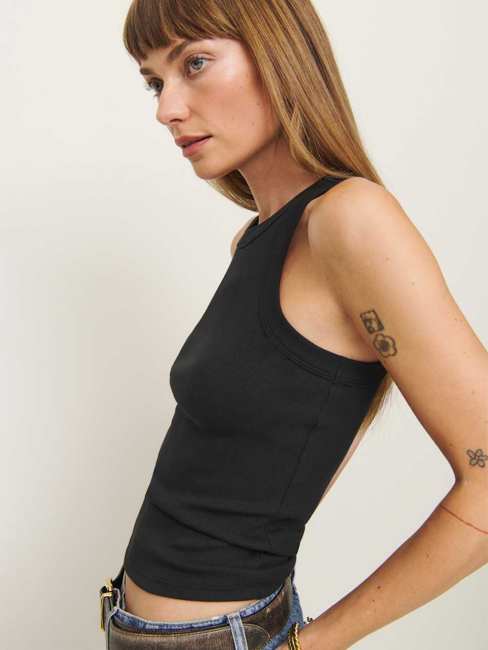 Reformation Tasha Tank - Black