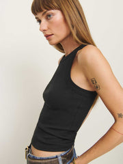 Reformation Tasha Tank - Black