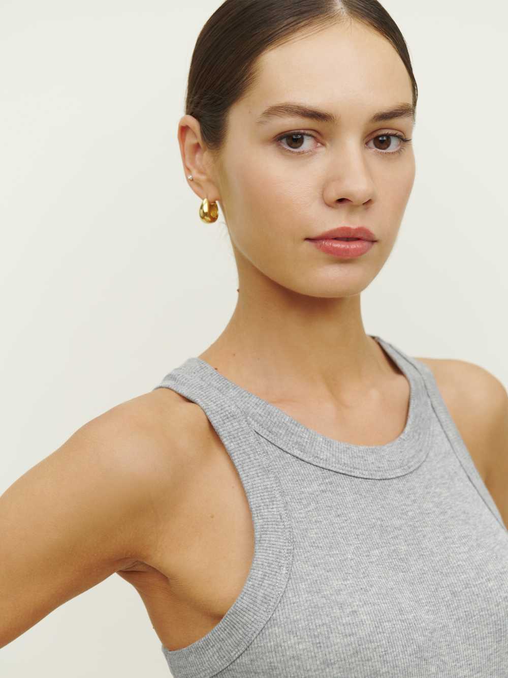 Reformation Tasha Tank - Heather Grey