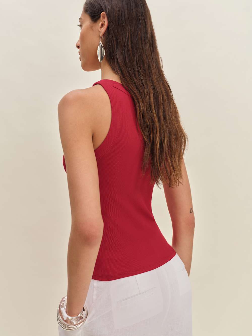 Reformation Tasha Tank - Lipstick
