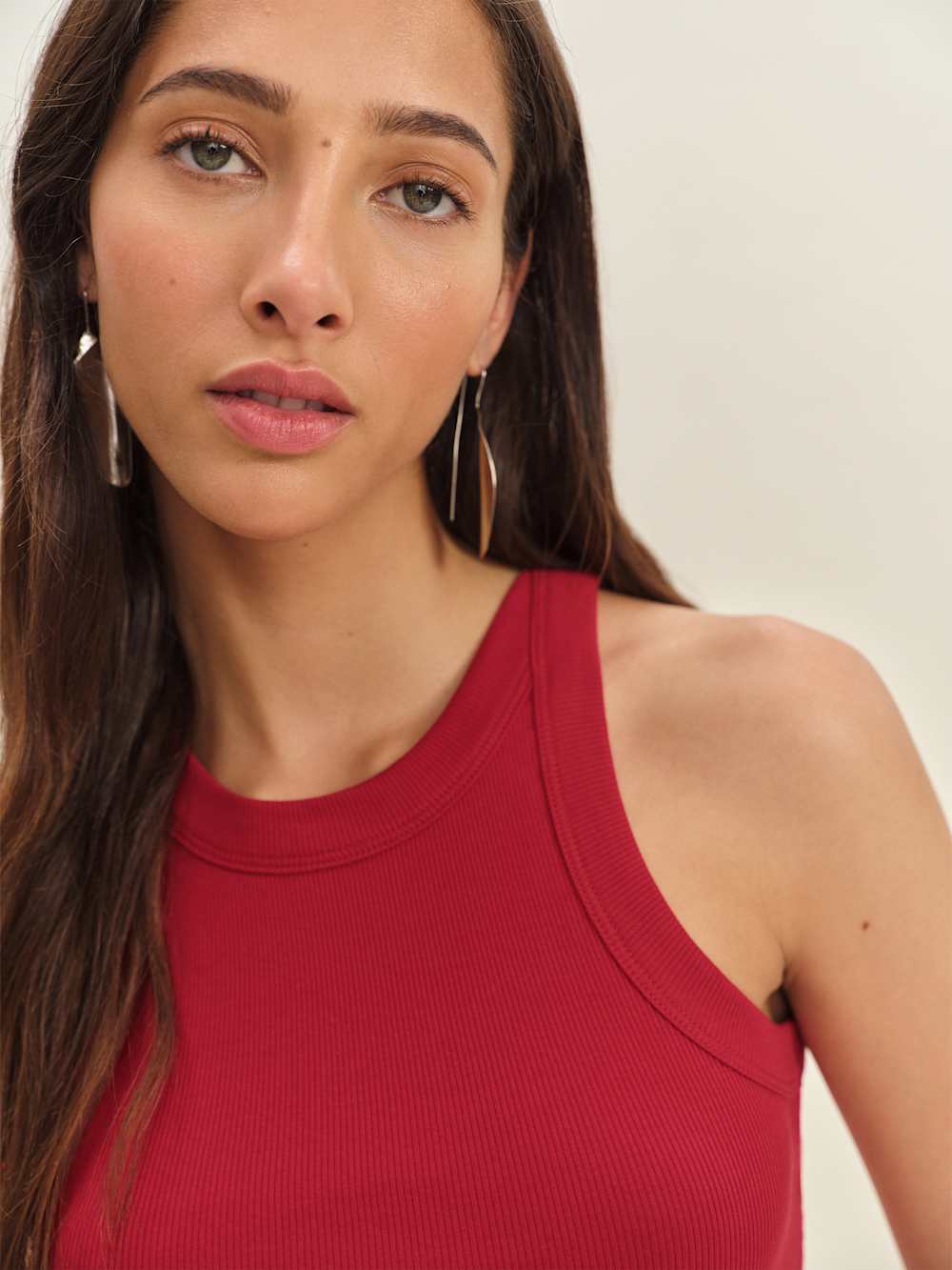 Reformation Tasha Tank - Lipstick