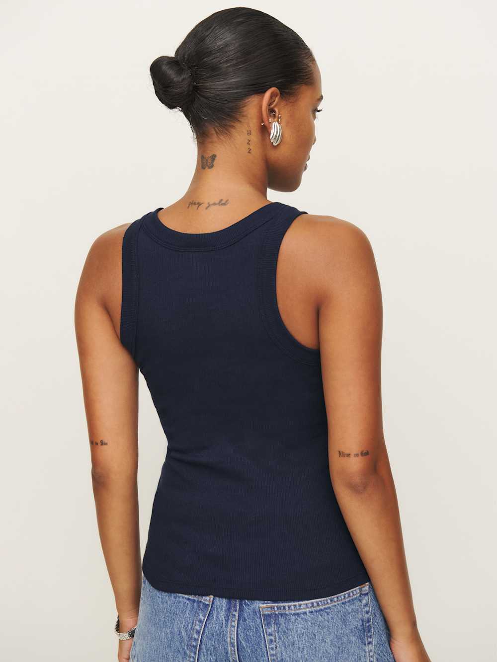 Reformation Tasha Tank - Midnight