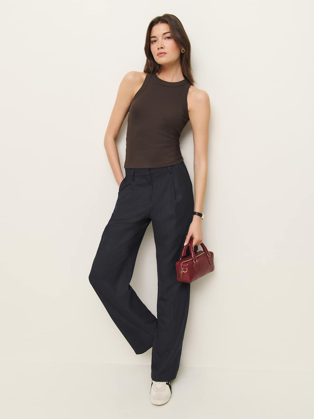 Reformation Tasha Tank - Mole