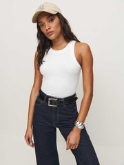 Reformation Tasha Tank - White