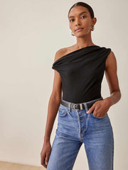 Reformation Cello Knit Top - Black