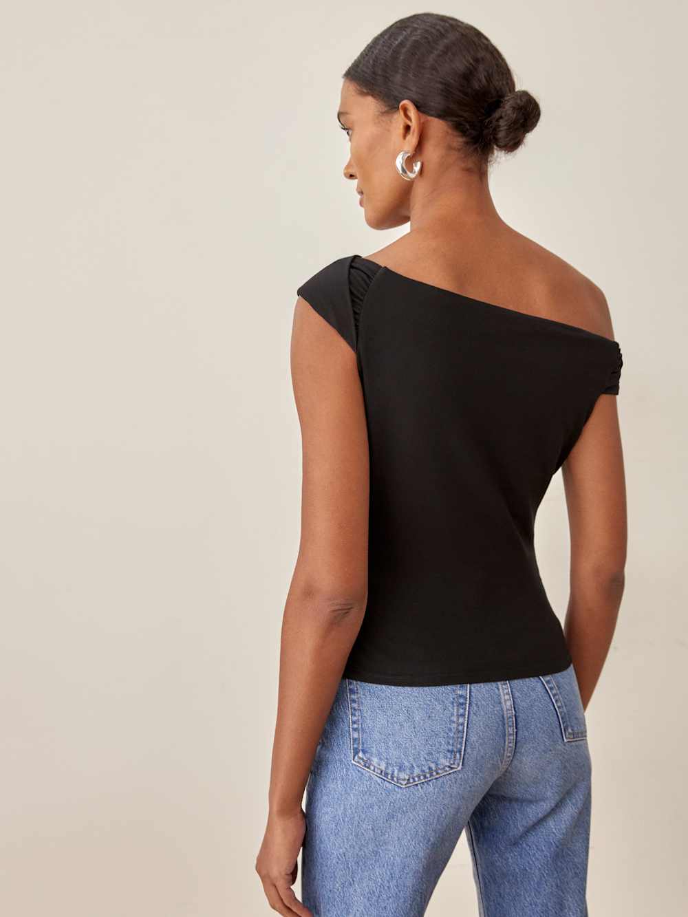 Reformation Cello Knit Top - Black