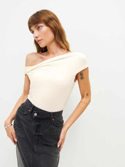 Reformation Cello Knit Top - Cream