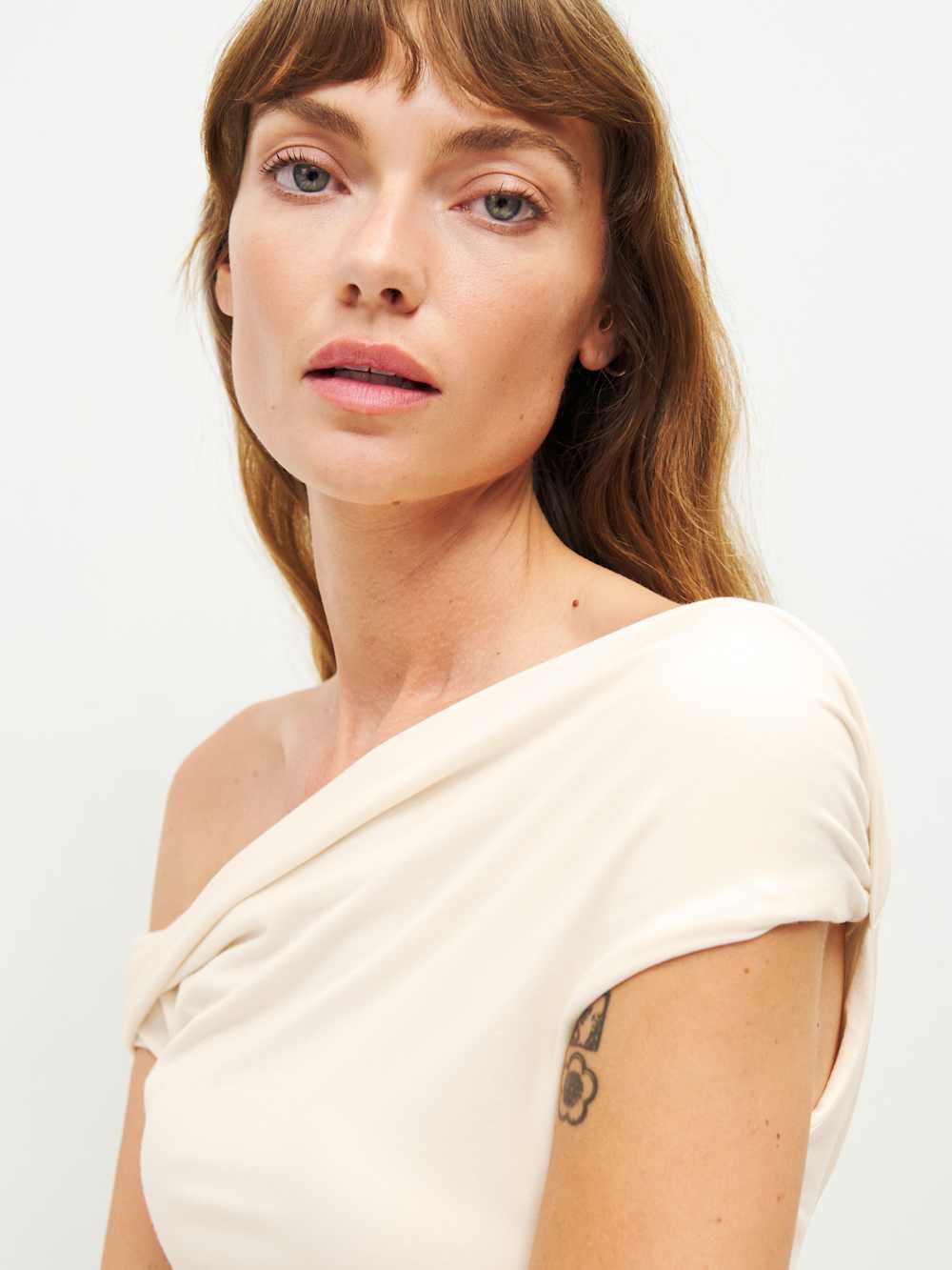 Reformation Cello Knit Top - Cream