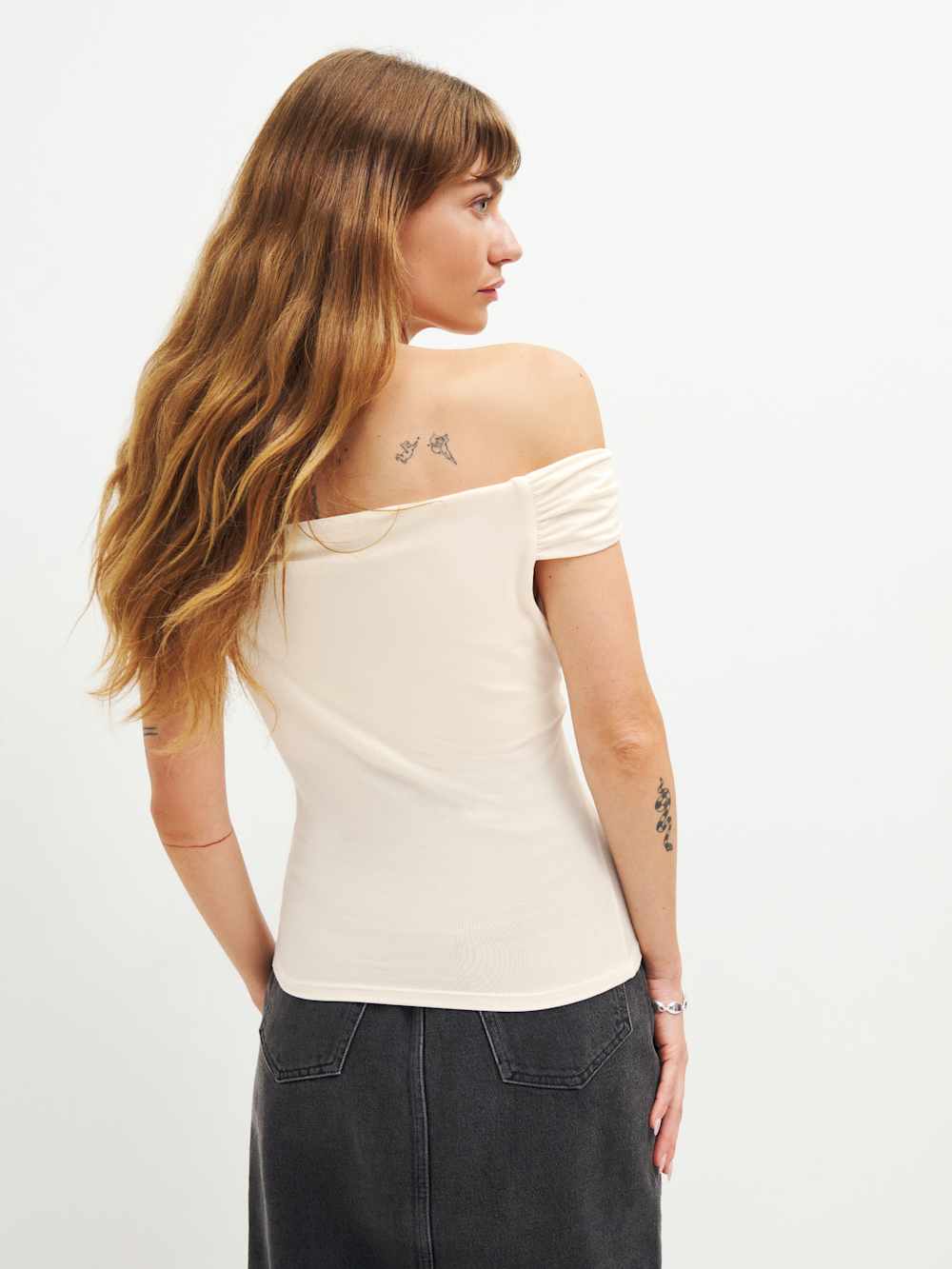 Reformation Cello Knit Top - Cream