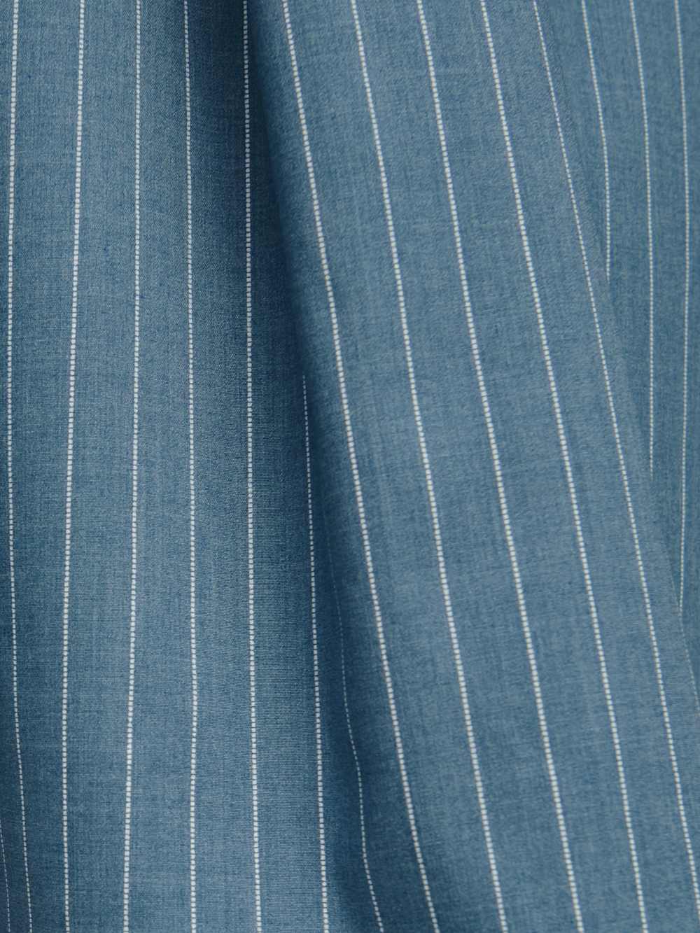 Reformation Will Oversized Shirt - Chambray Stripe