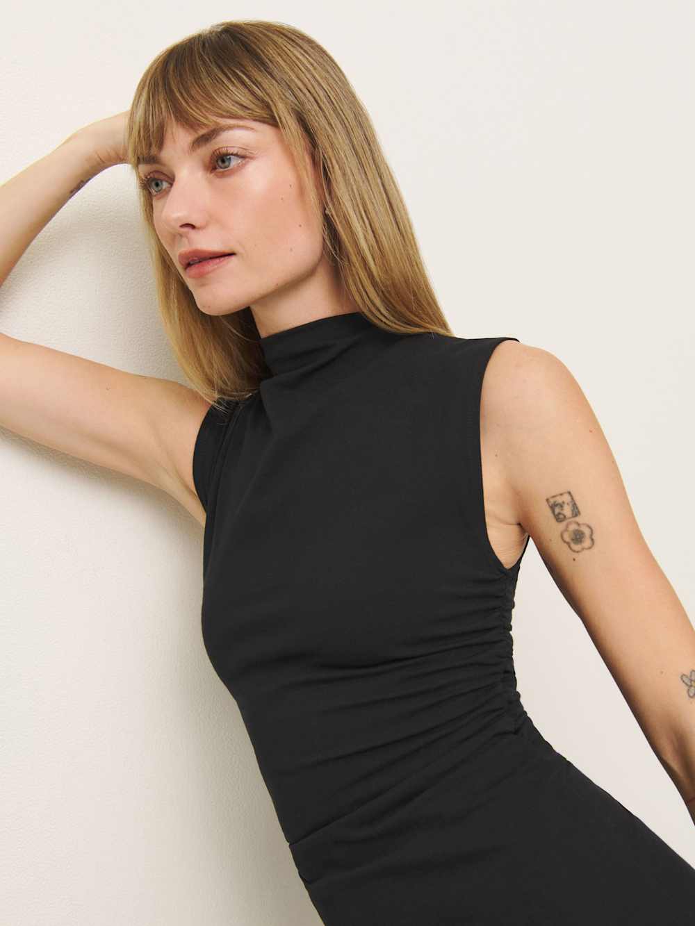 Reformation Alden Knit Dress - Black