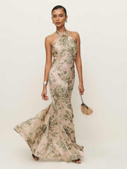 Reformation Veria Silk Dress - Symphonic