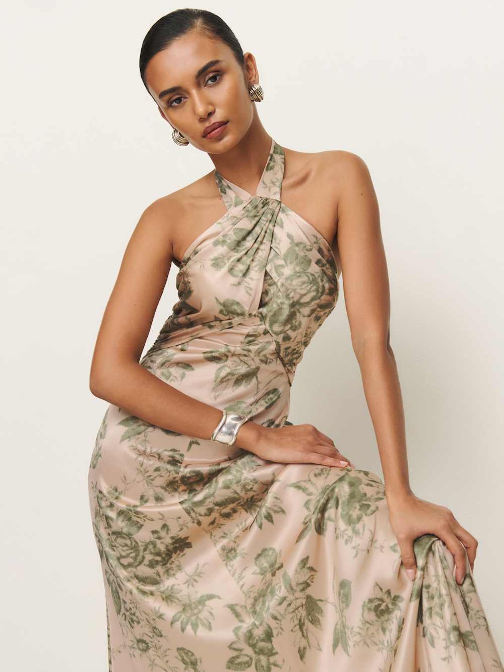 Reformation Veria Silk Dress - Symphonic