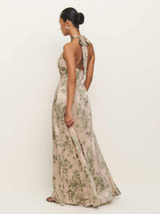 Reformation Veria Silk Dress - Symphonic