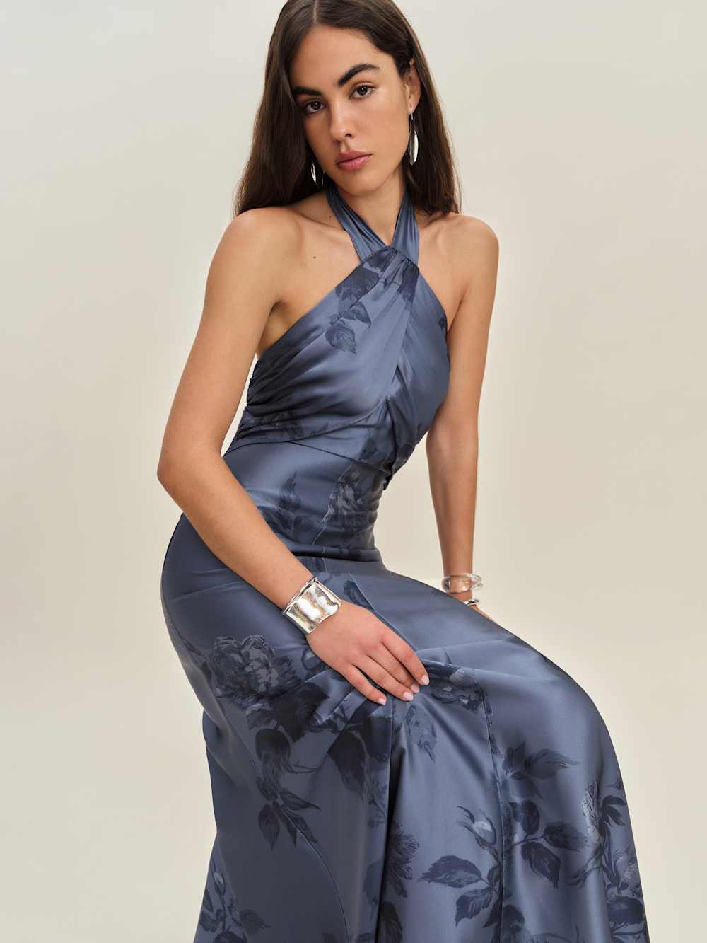Reformation Veria Silk Dress - Trieste Border