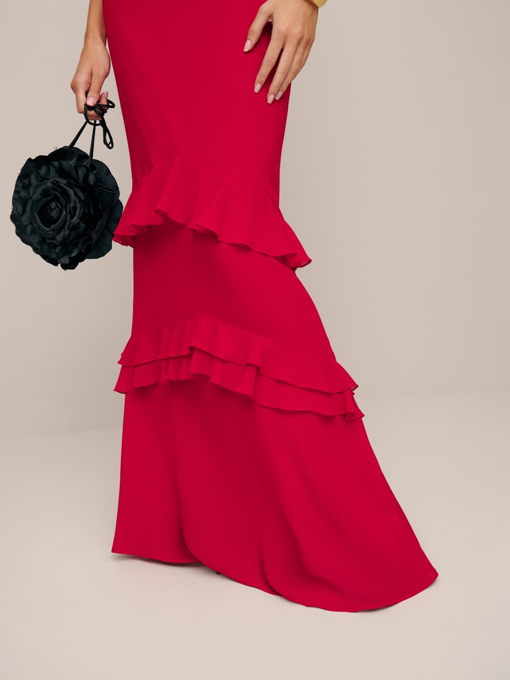 Reformation Tripoli Dress - Cherry