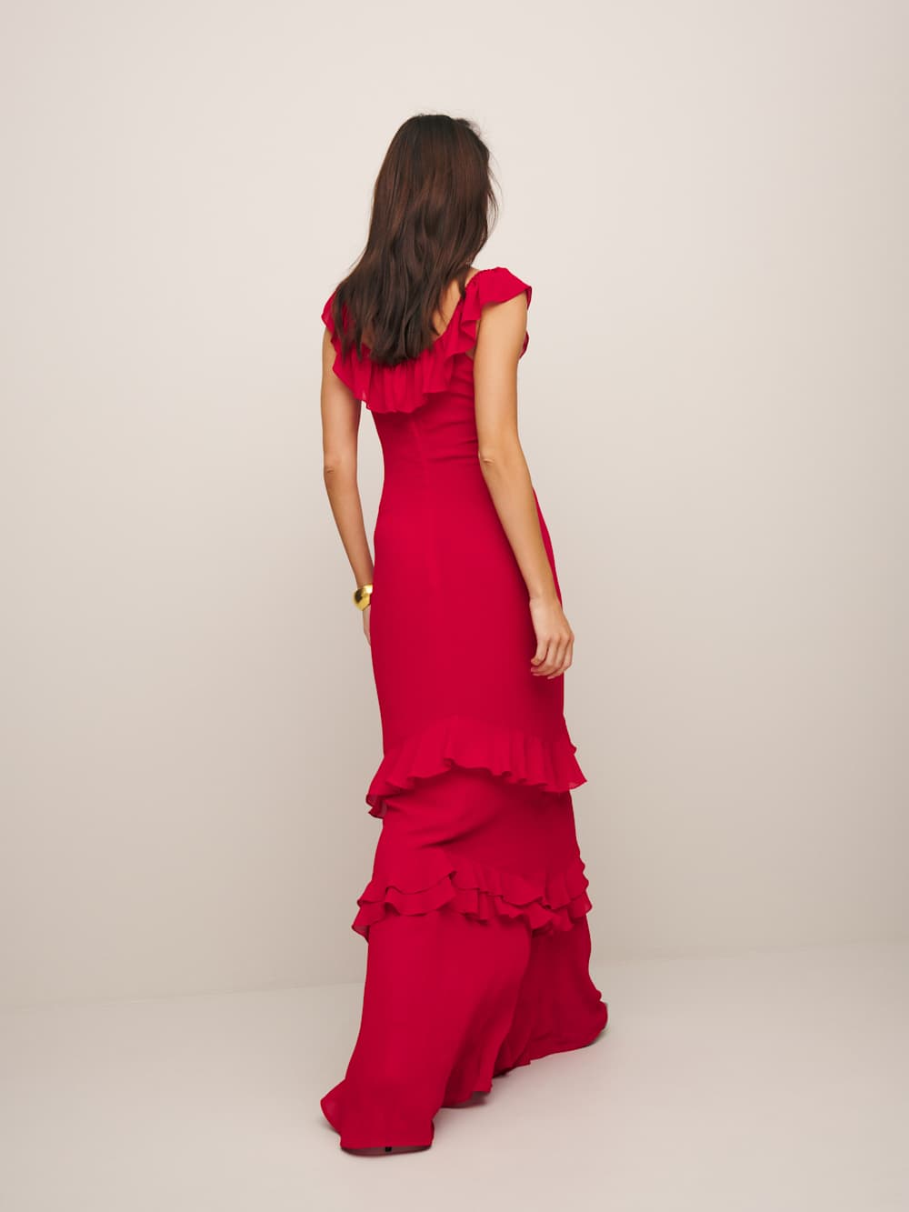Reformation Tripoli Dress - Cherry