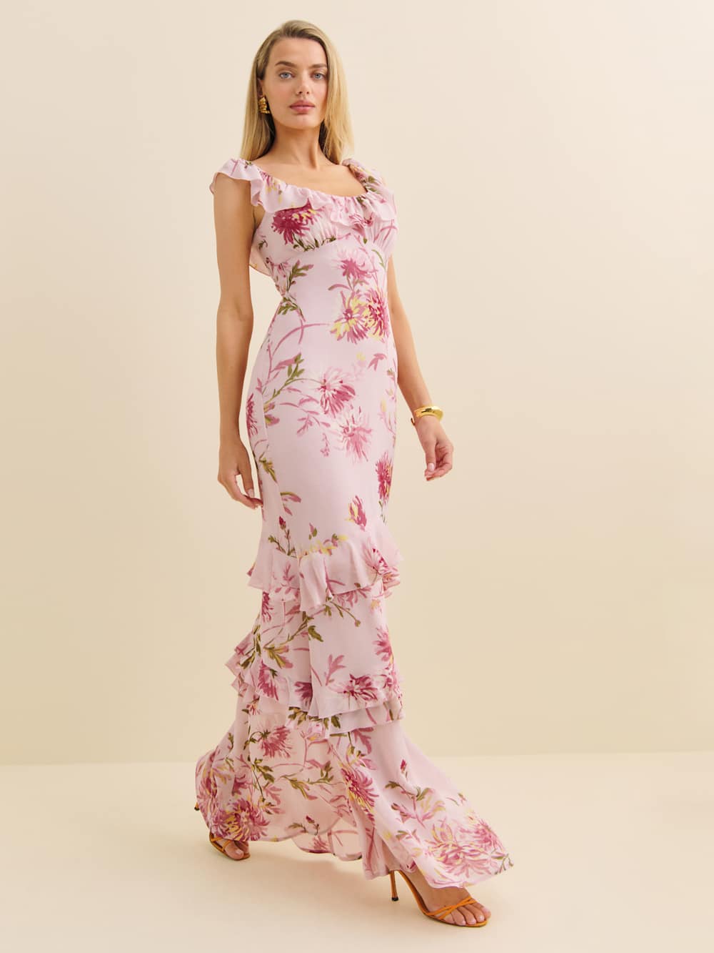 Reformation Tripoli Dress - Chrysanthemum