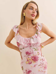 Reformation Tripoli Dress - Chrysanthemum