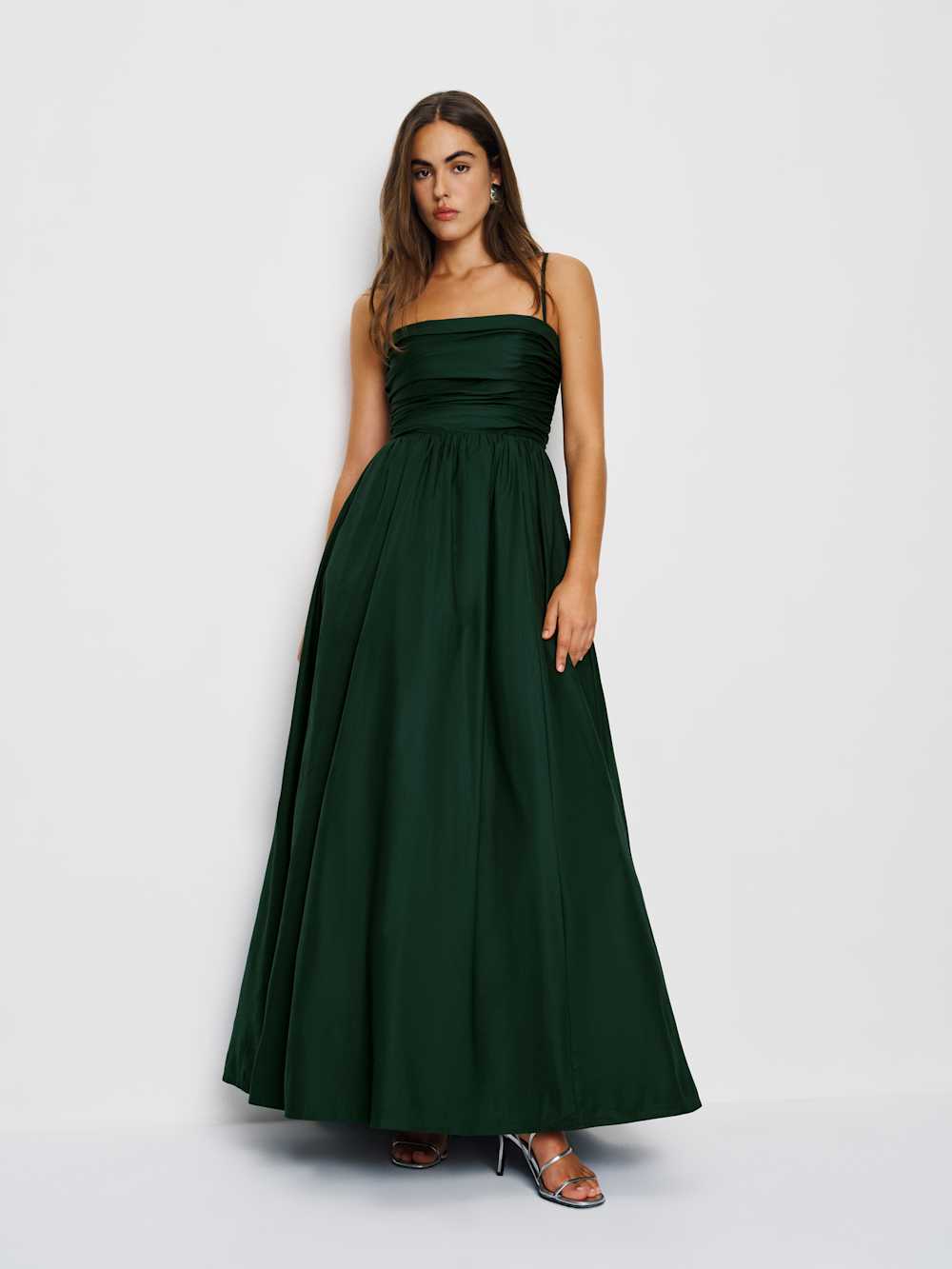Reformation Kastoria Dress - Forest
