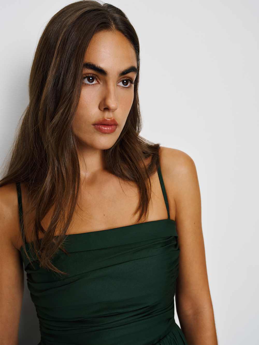 Reformation Kastoria Dress - Forest