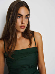 Reformation Kastoria Dress - Forest