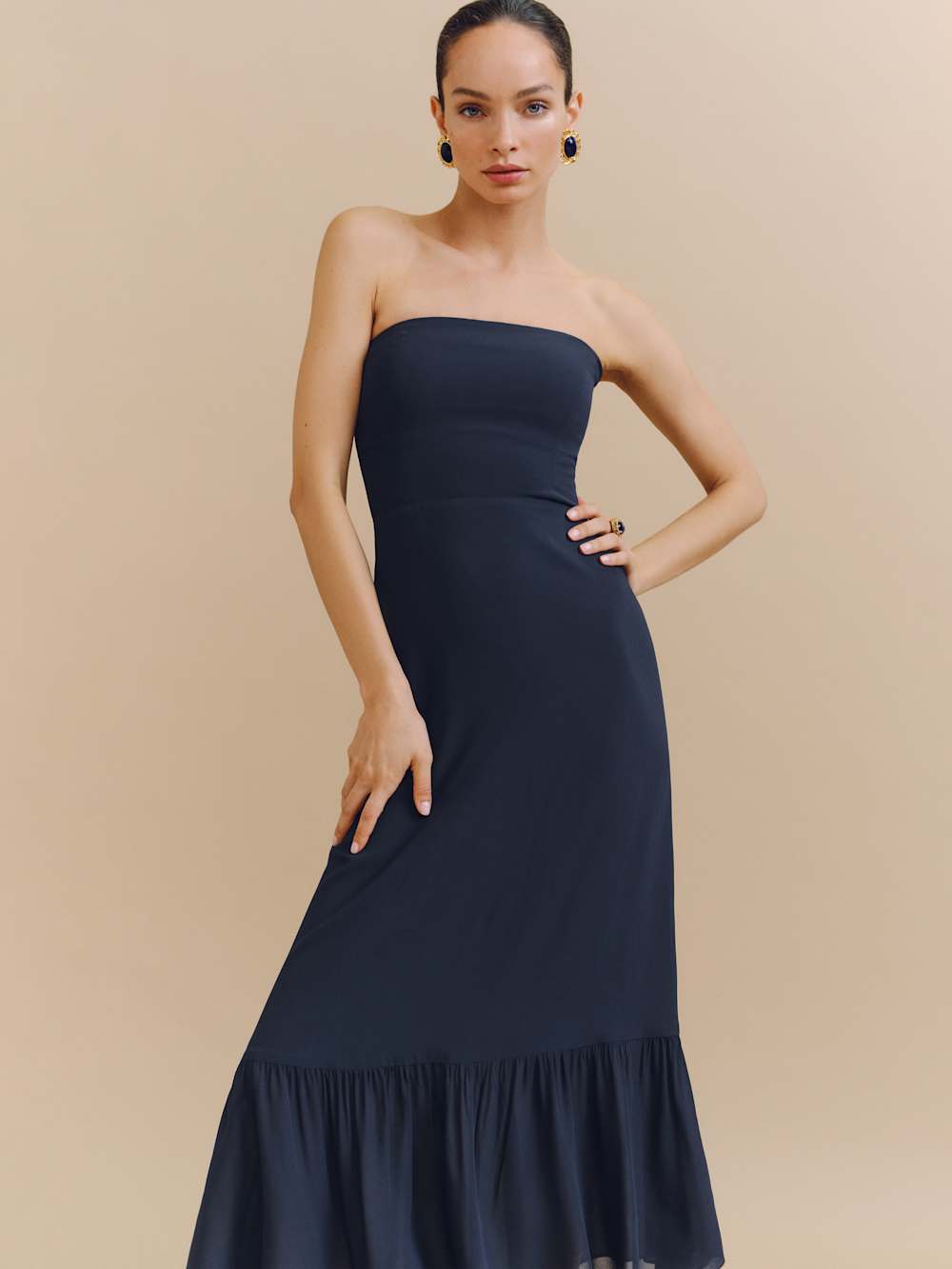 Reformation Arta Dress - Navy