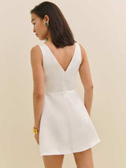 Reformation Zenni Dress - Ivory