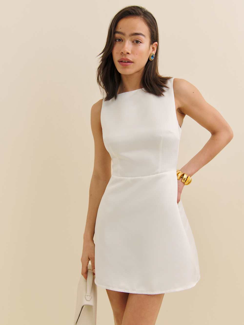 Reformation Zenni Dress - Ivory