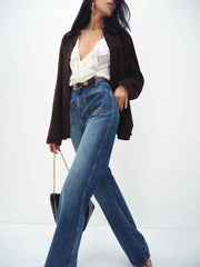 Reformation Alyssa High Rise Wide Leg Long Jeans - Mellusine