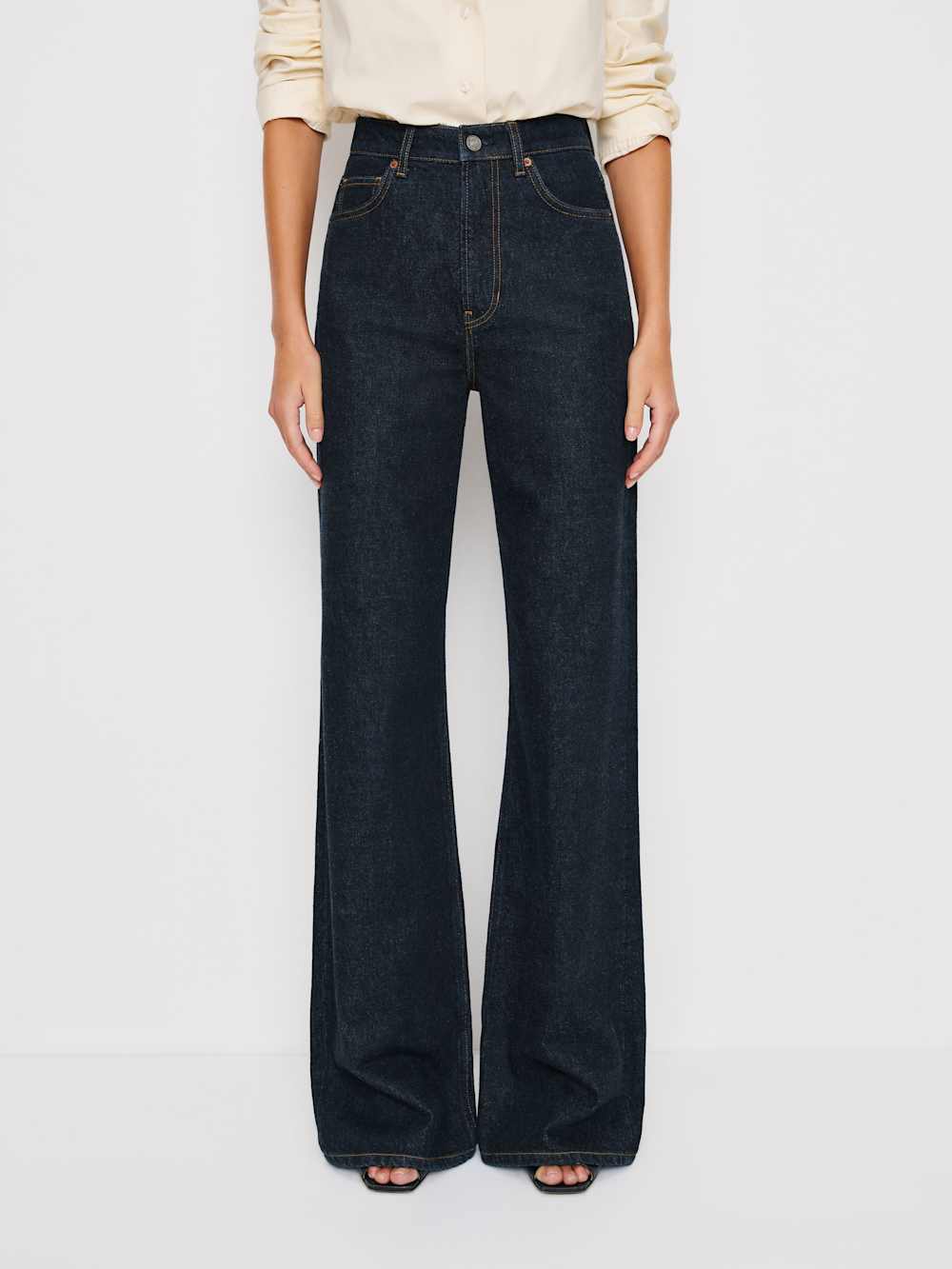 Reformation Cary High Rise Slouchy Wide Leg Jeans - Ondine