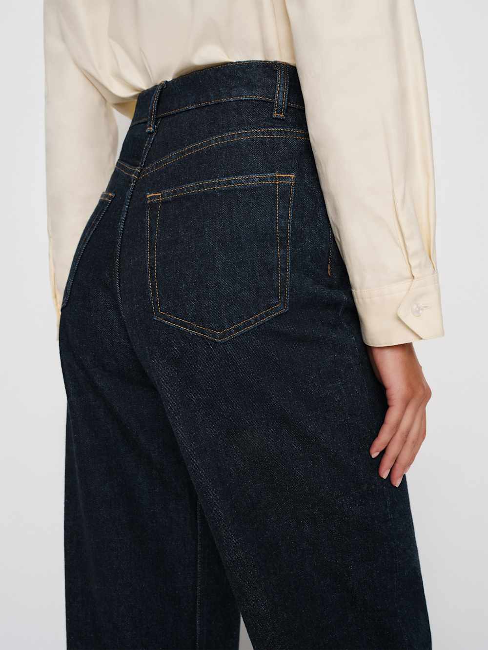Reformation Cary High Rise Slouchy Wide Leg Jeans - Ondine