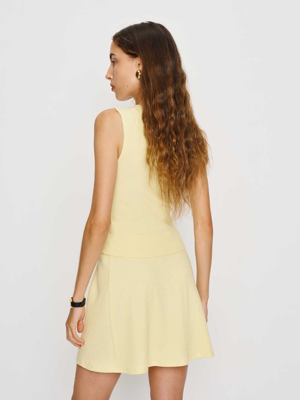 Reformation Andres Knit Two Piece - Buttercream