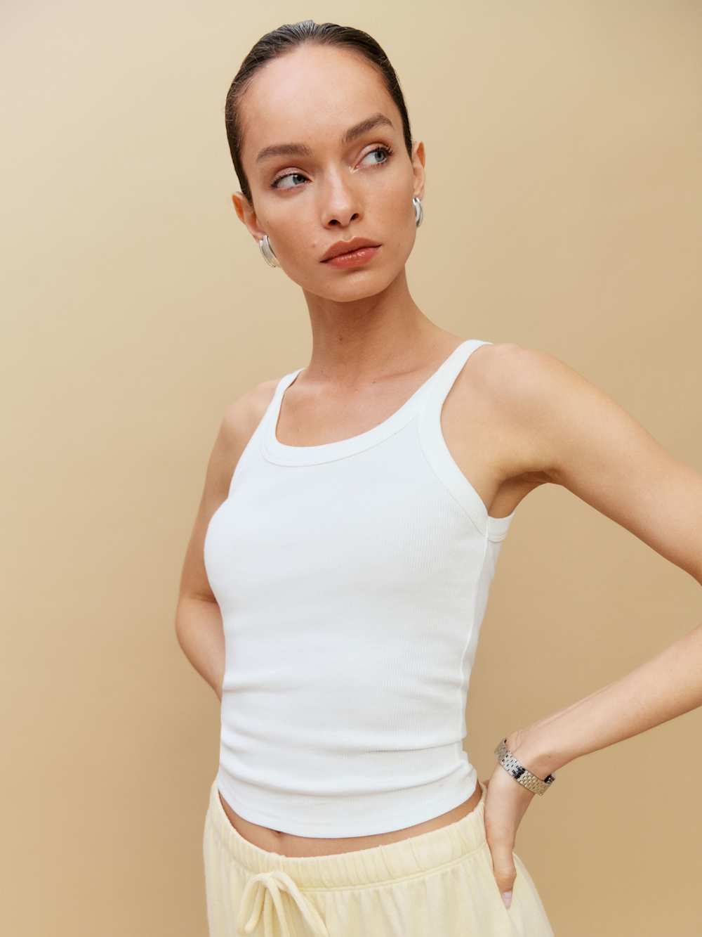 Reformation Calie Tank - Bleach