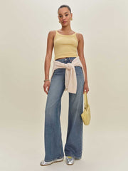 Reformation Calie Tank - Blonde
