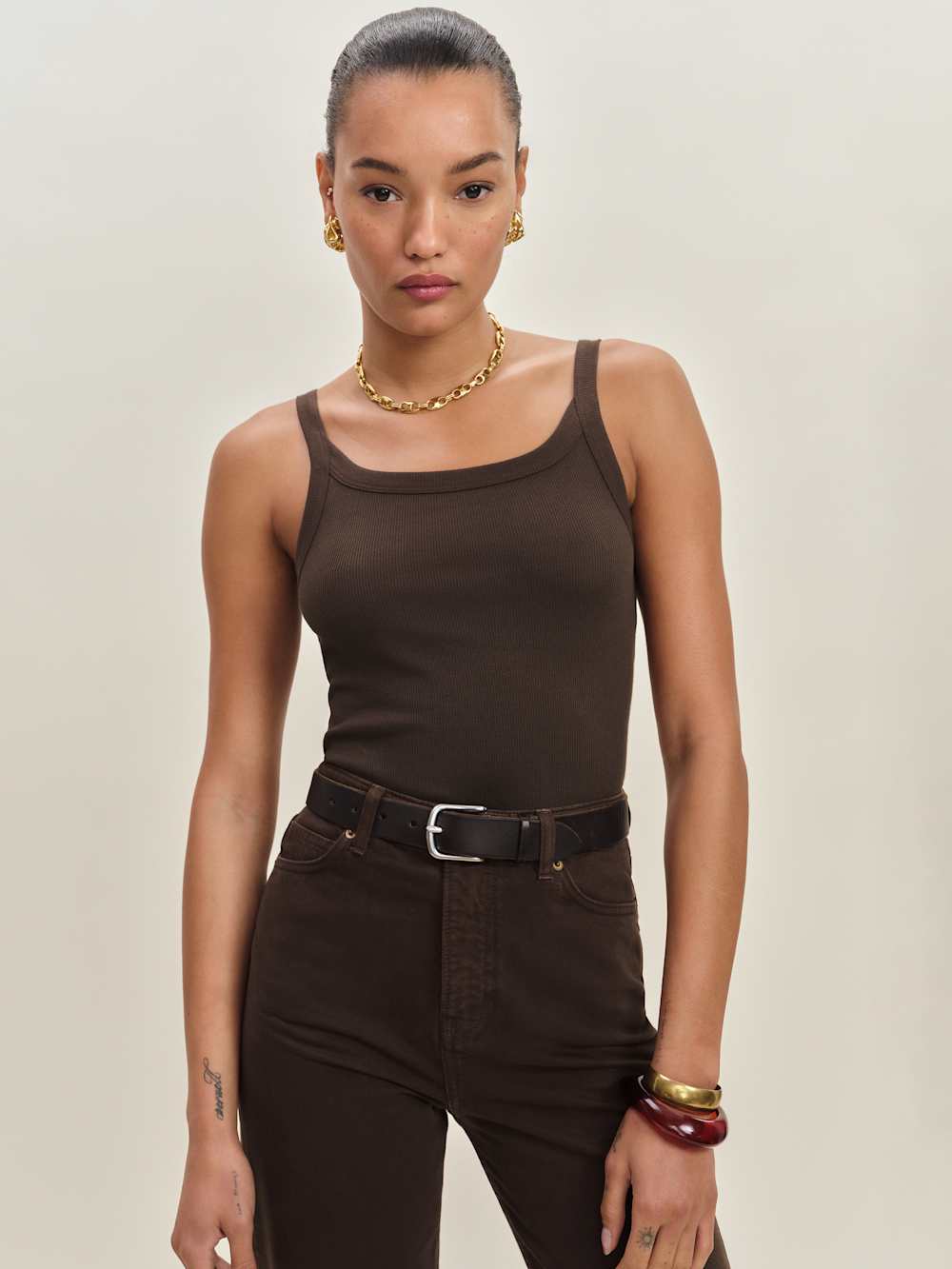 Reformation Calie Tank - Mole