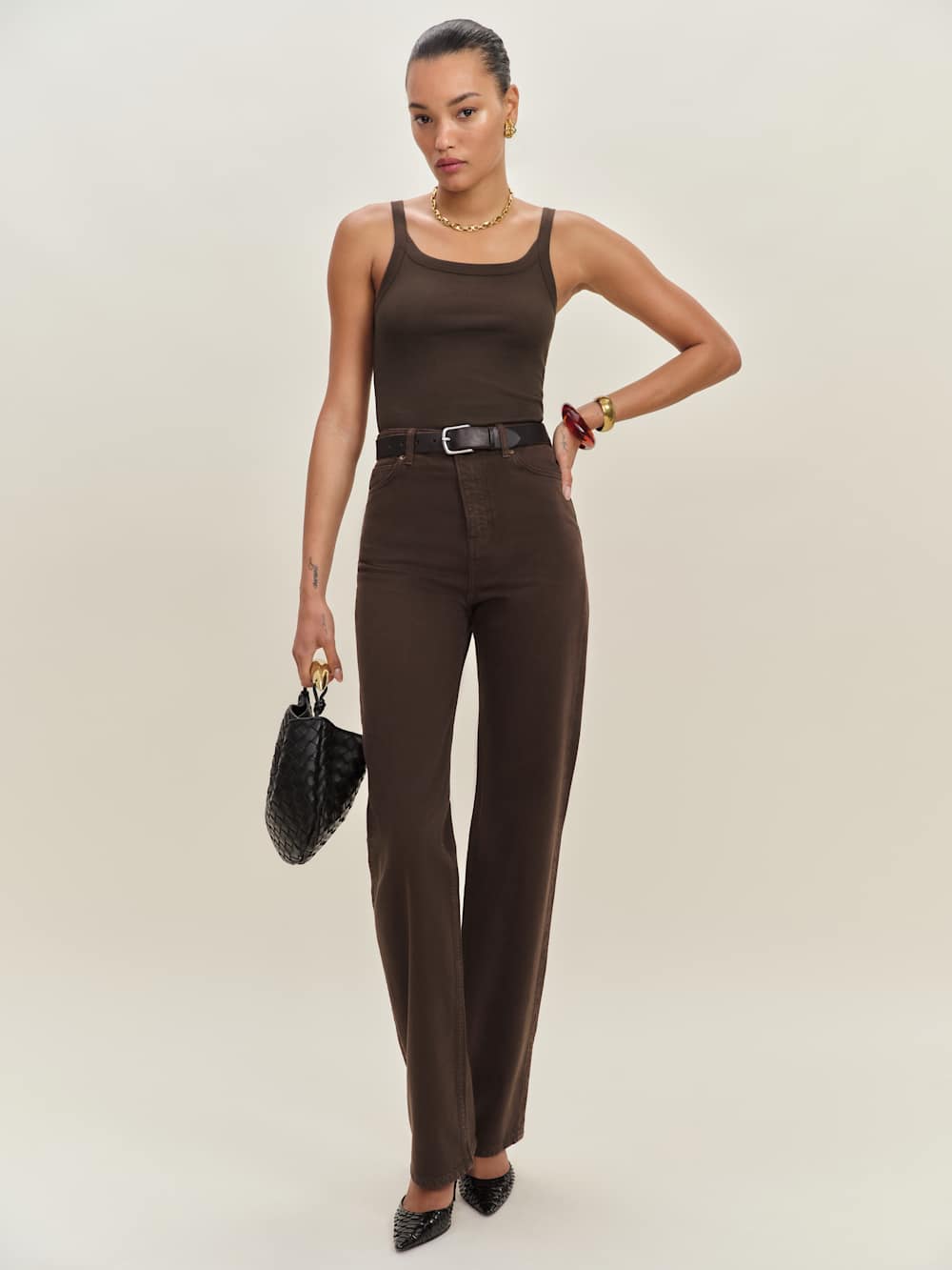 Reformation Calie Tank - Mole