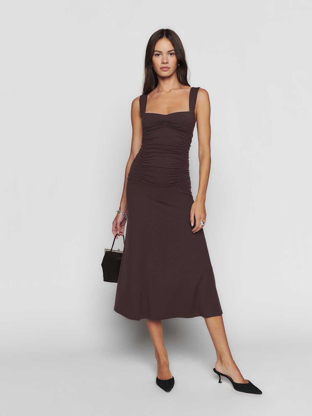 Reformation Suvi Knit Dress - Mole