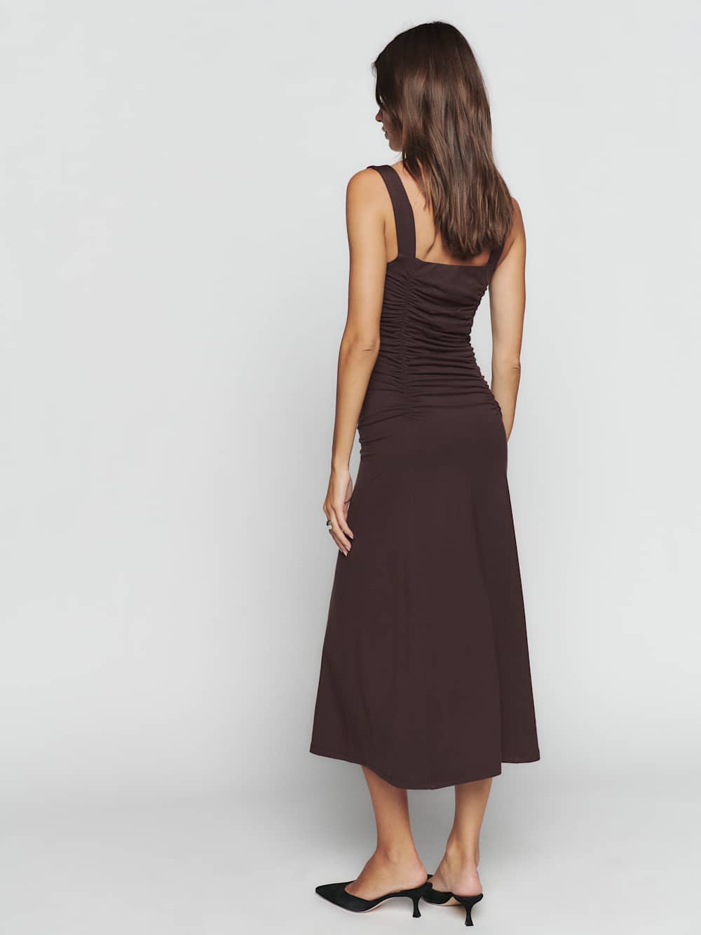 Reformation Suvi Knit Dress - Mole
