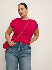 Reformation Muse Tee Es - Lipstick