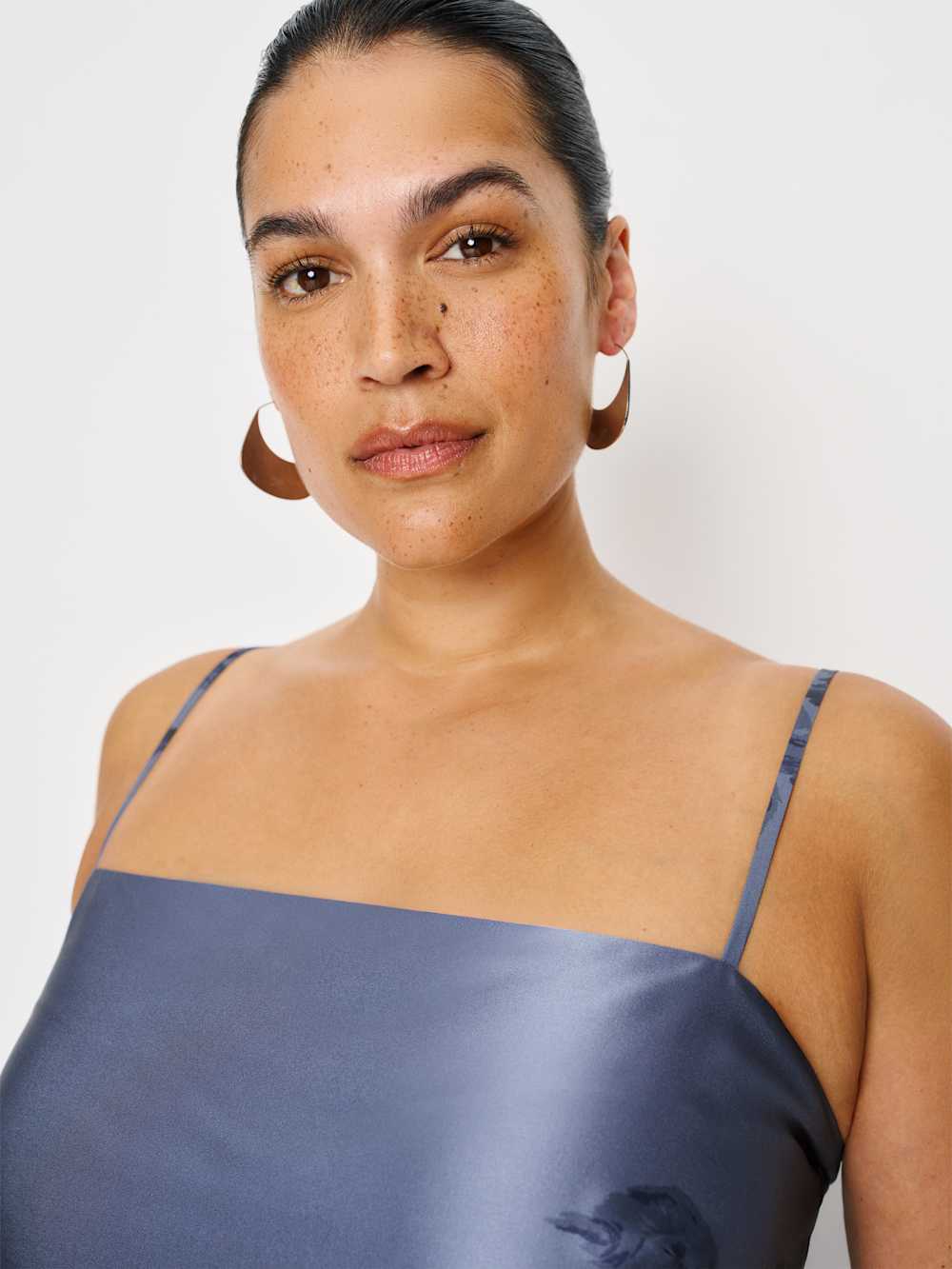 Reformation Frankie Silk Dress Es - Trieste Border