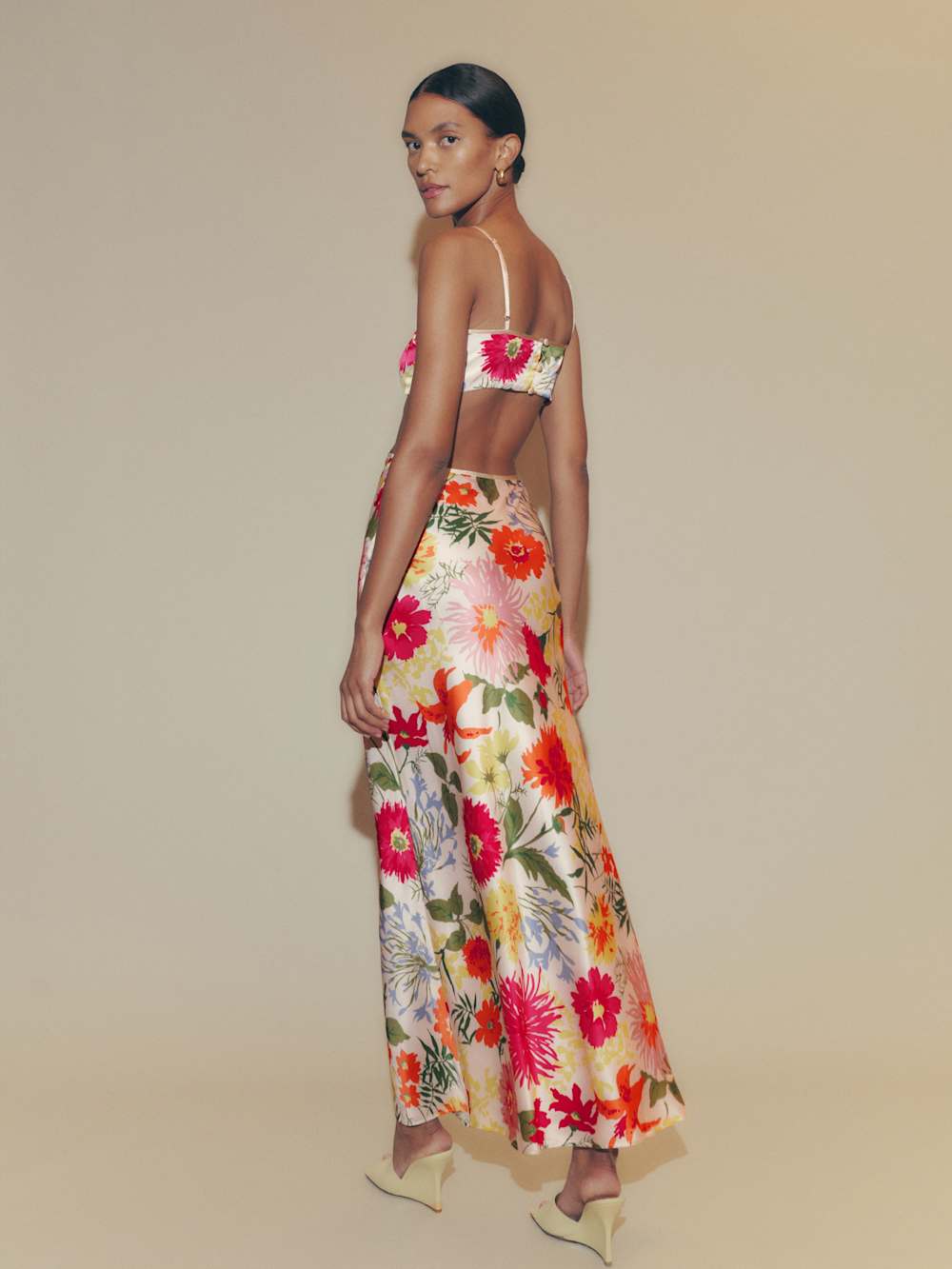 Reformation Poppies Silk Dress - Fabrizia