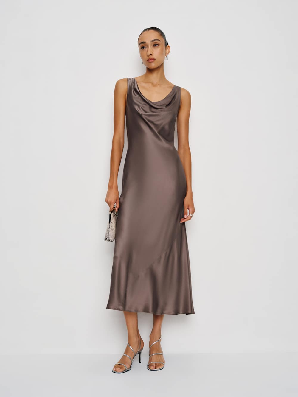 Reformation Bryn Silk Dress - Magnetic