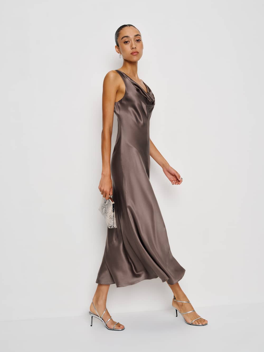 Reformation Bryn Silk Dress - Magnetic